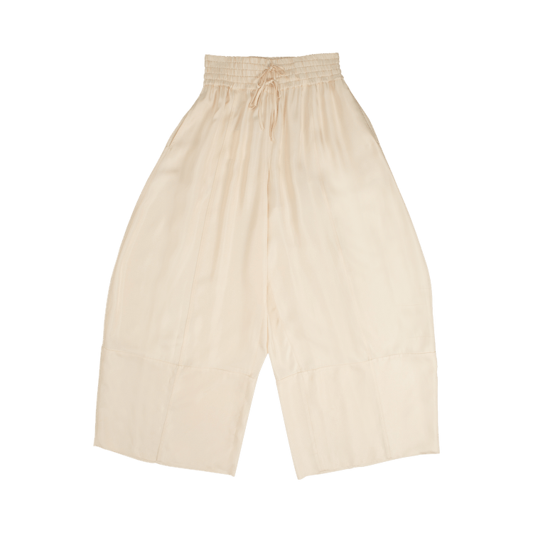 Jil Sander Long Wide Leg Pants 'Ivory'