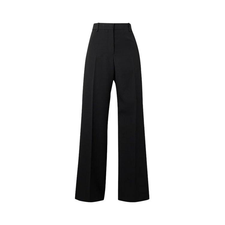 Jil Sander Gabardine Wide Leg Pants 'Black'