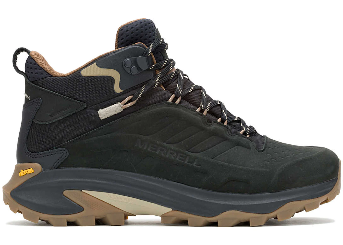 Merrell Moab Speed 2 Leather Mid Waterproof Black