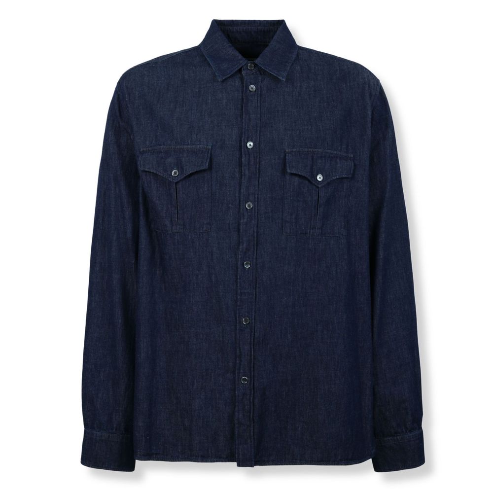 Jil Sander Chambray Western Shirt