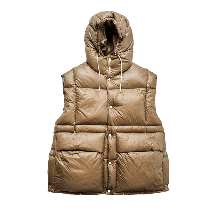 Jil Sander Quilted Padded Gilet 'Brown'