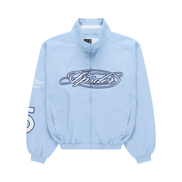 Sp5der Script Warm Up Jacket 'Rock Blue'