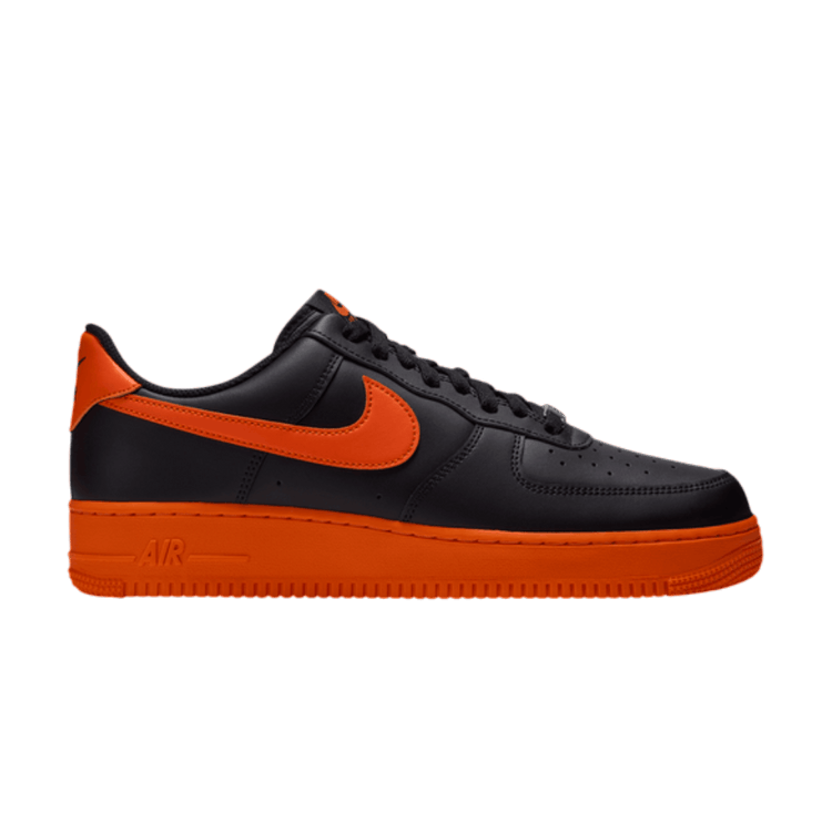 Nike Air Force 1 '07 'Black Safety Orange'
