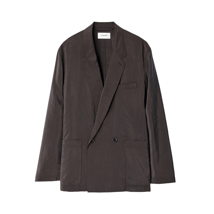 Lemaire Soft Double Breasted Jacket 'Licorice'