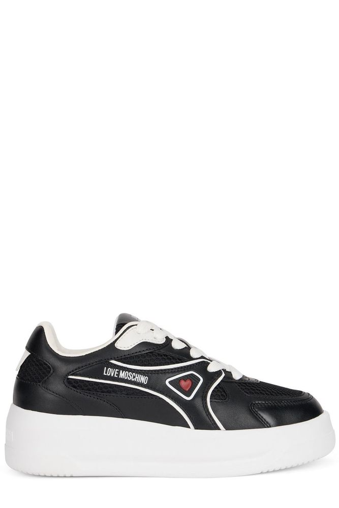 Love Moschino Logo Printed Sneakers