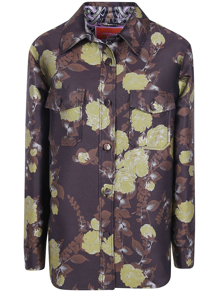 La Doublej Floral Shirt Jacket