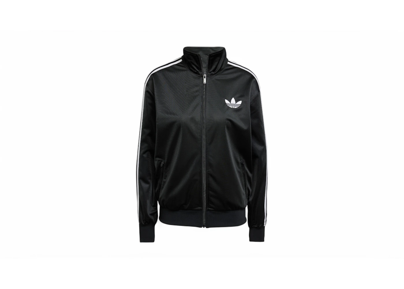 adidas Women's Adicolor Classic Firebird Loose Track Top Black