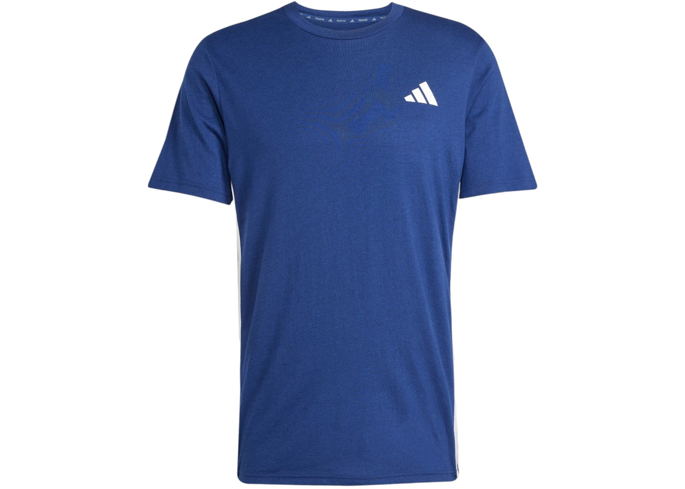 adidas Train Essentials Feelready 3-Stripes Tee Dark Blue