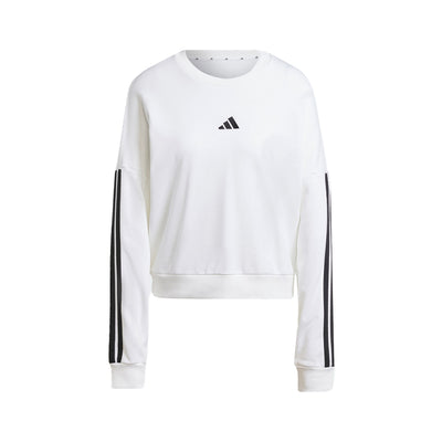 (WMNS) adidas Essentials 3-Stripes French Terry Sweatshirt Asia Sizing 'White'