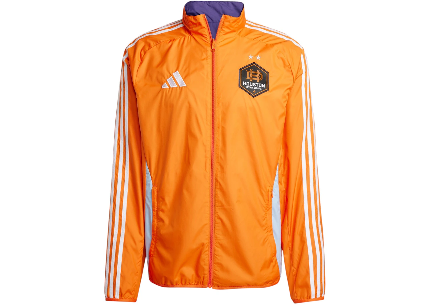 adidas Houston Dynamo Reversible Anthem Jacket Orange