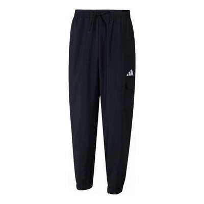 adidas Essentials Small Logo Cargo Pants Asia Sizing 'Black'