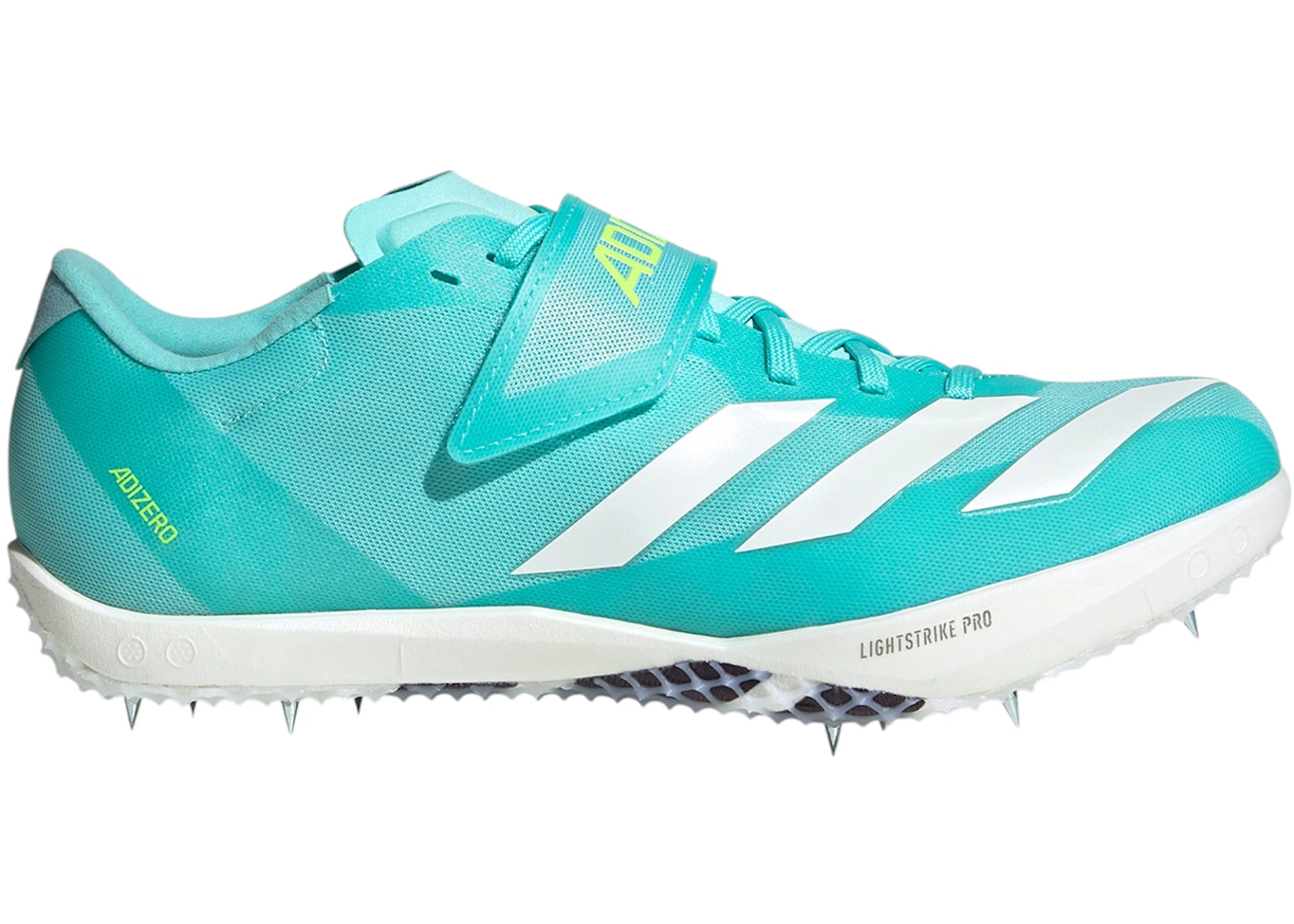 adidas Adizero HJ Track And Field Flash Aqua Zero Metalic Lucid Lemon