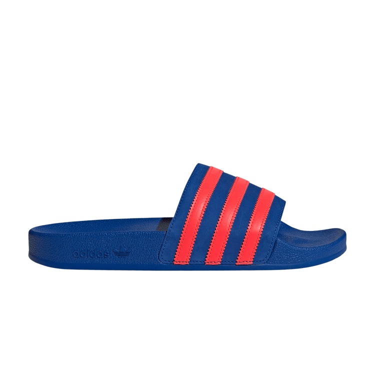 adidas Wmns Adilette Slide 'Power Blue Solar Red'