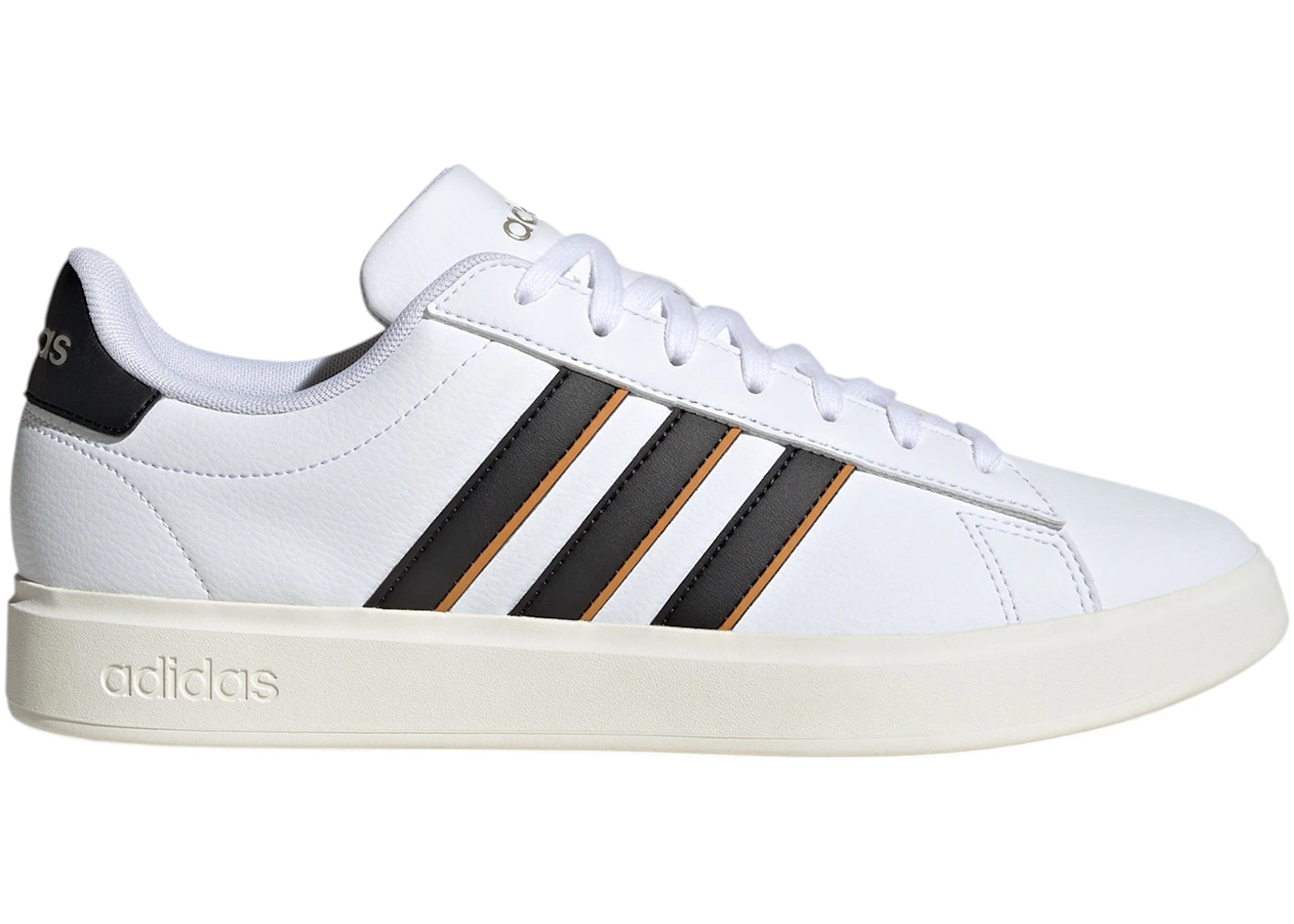 adidas Grand Court 2.0 White Black Focus Orange