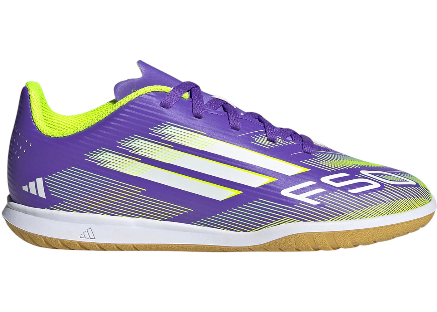 adidas F50 Club Indoor Purple Rush Cloud White Lucid Lemon (GS)
