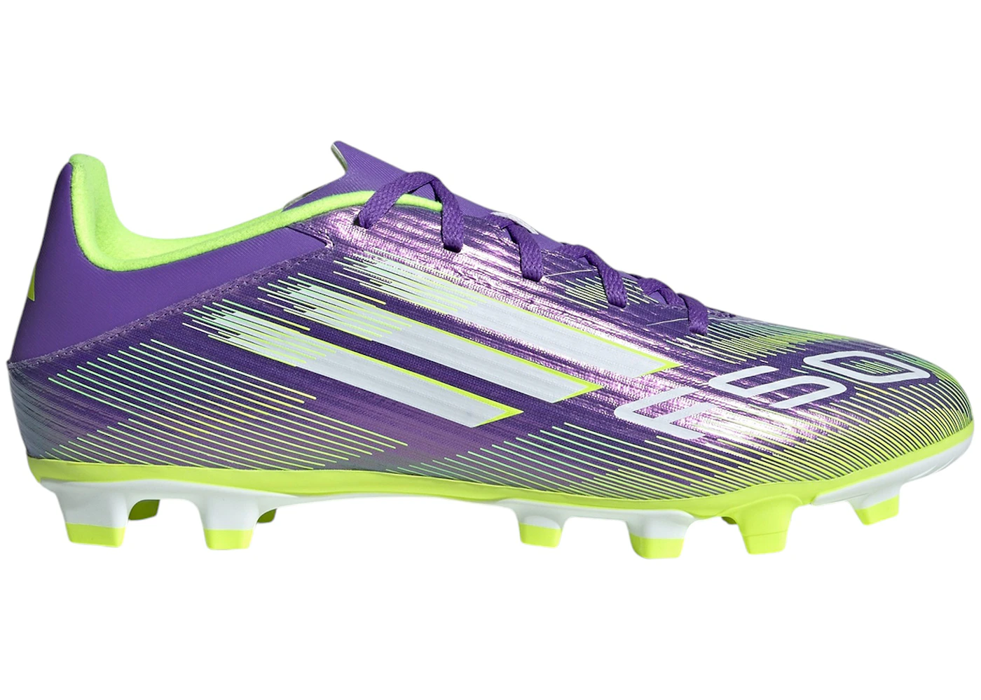 adidas F50 Club FG/MG Purple Rush Cloud White Lucid Lemon