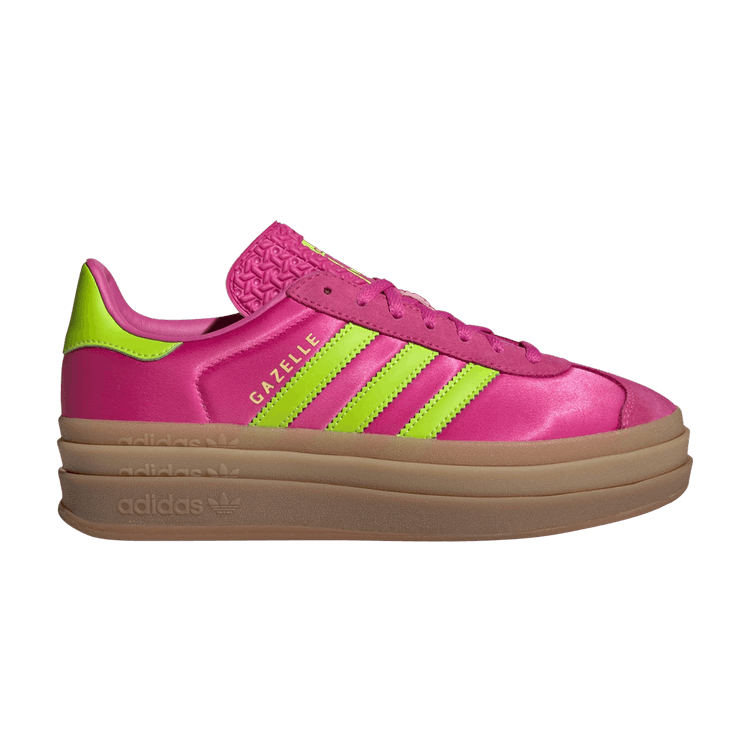 adidas Wmns Gazelle Bold 'Lucid Fuchsia Solar Slime Satin'