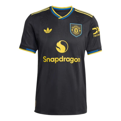 adidas Manchester United 2025/2026 Third Authentic Jersey Asia Sizing 'Black'