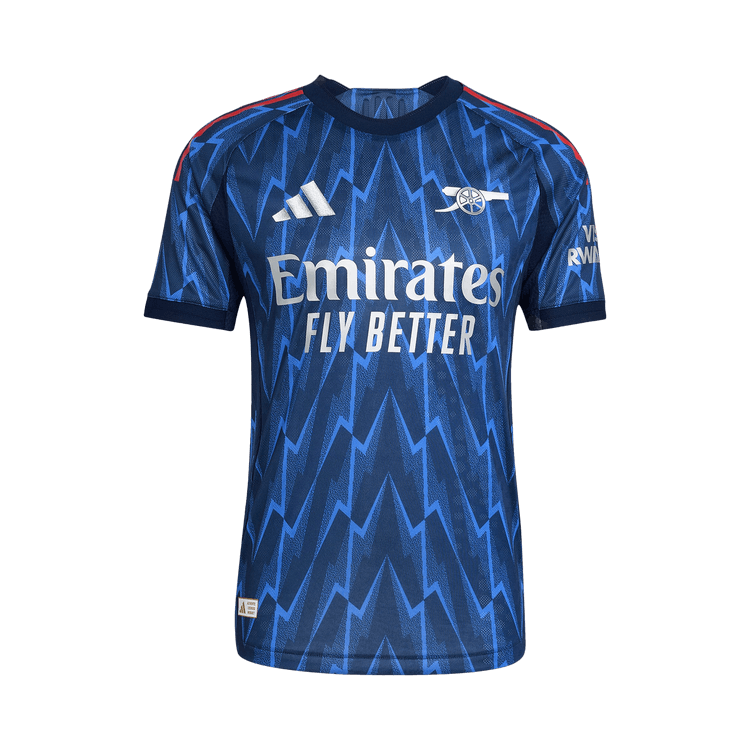 adidas Arsenal 25/26 Away Authentic Jersey 'Night Indigo/Matte Silver'