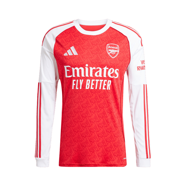adidas Arsenal 25/26 Long Sleeve Home Jersey 'Better Scarlet/White'