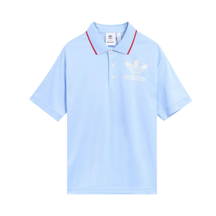adidas x Wales Bonner Short-Sleeve Polo Shirt 'Glow Blue'