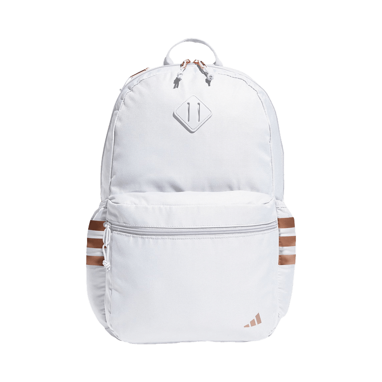 Adidas Classic 3s 5 Backpack 'White/Rose Gold Metallic'