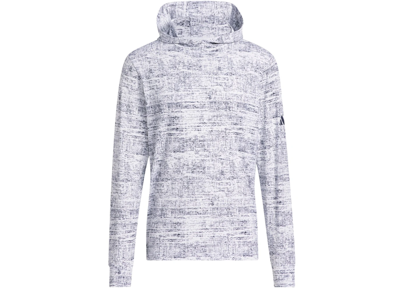 adidas Performance Printed Lightweight Hoodie White Collegiate Navy