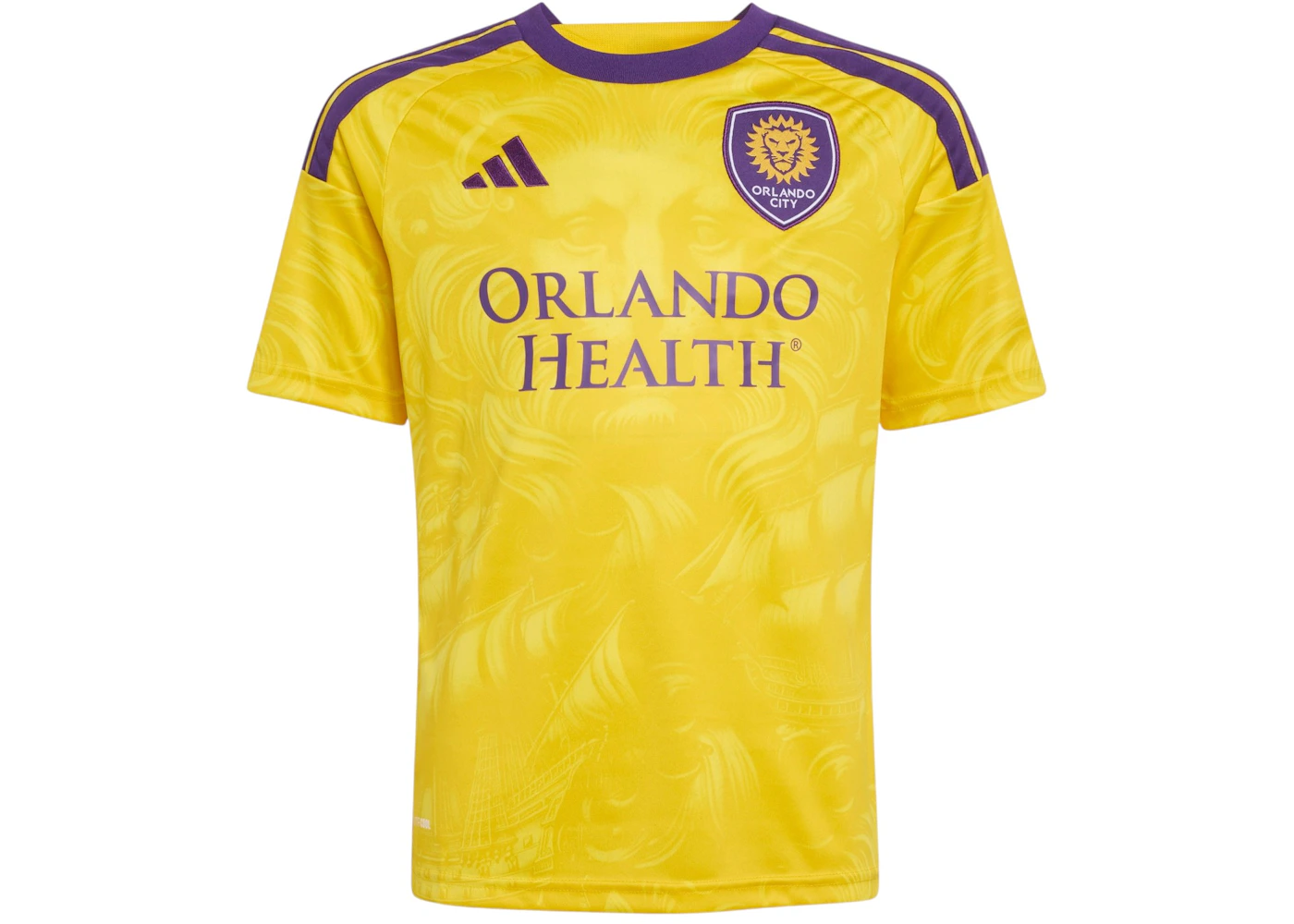 adidas Kids Orlando City SC 26/27 Away Jersey Eqt Yellow