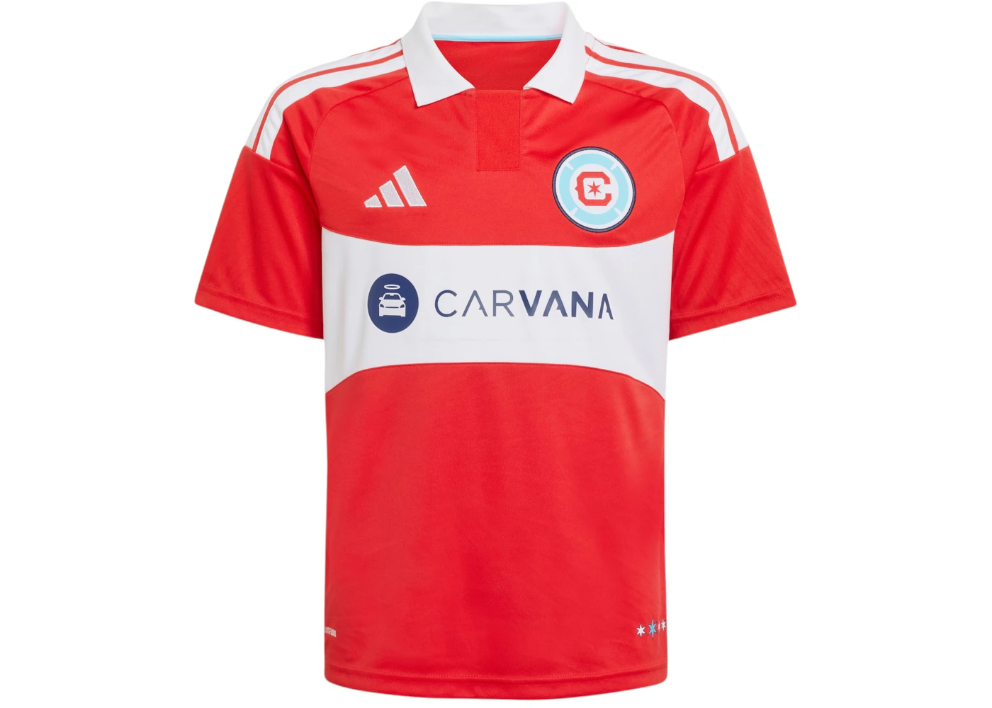 adidas Kids Chicago Fire FC 26/27 Home Jersey Vivid Red