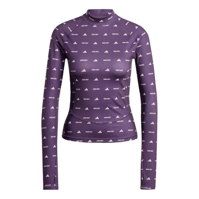 (WMNS) adidas x Moon Boot Logo Long-Sleeved T-Shirt 'Morado'