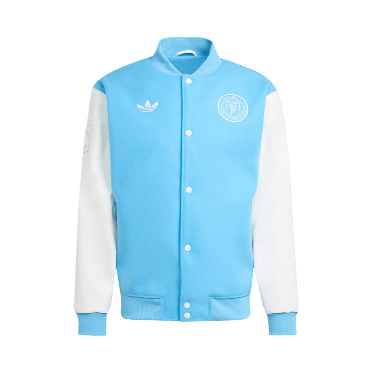 Adidas Inter Miami CF Anthem Jacket 'Semi Blue Burst/White Tint'