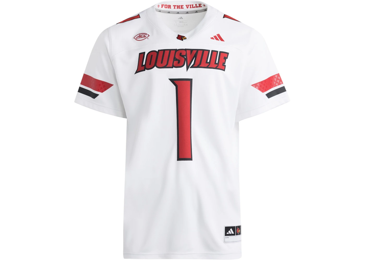 adidas Cardinals Premier Away Jersey Louisville White