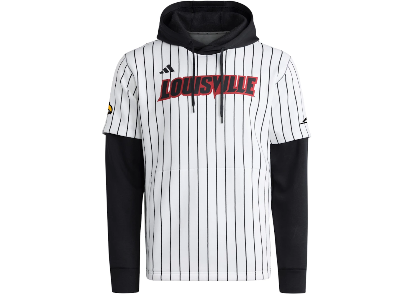adidas Cardinals Hooded Jersey Louisville White Black