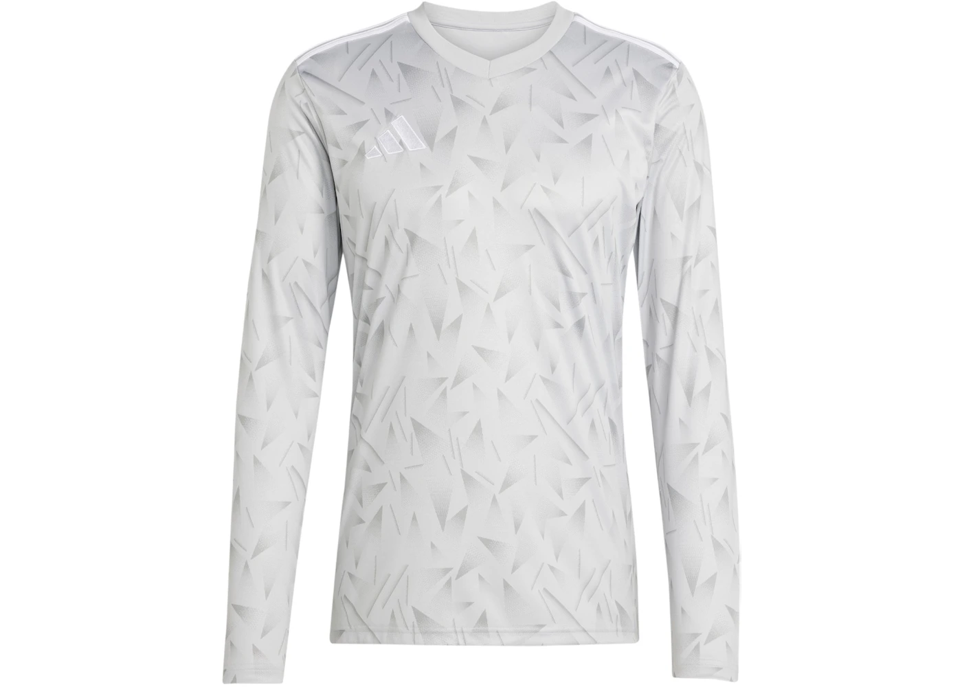 adidas Team Icon 25 Long Sleeve Jersey Team Light Grey White