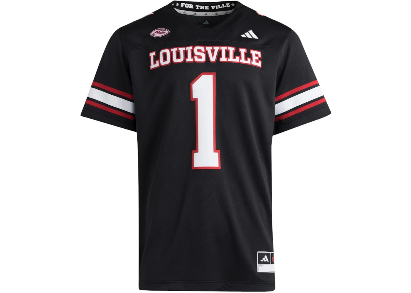 adidas Cardinals Premier Strategy Throwback Jersey Louisville Black