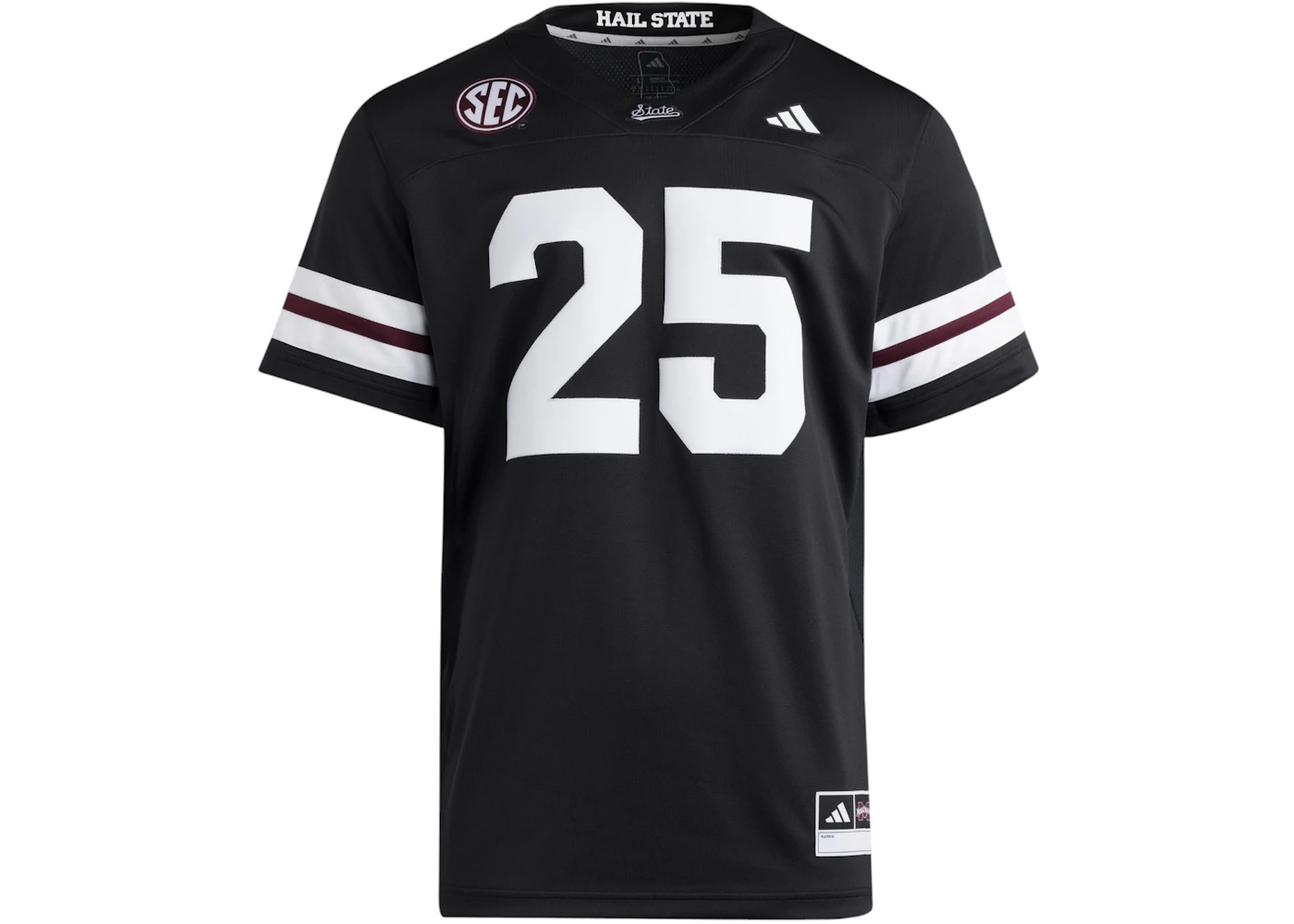 adidas Bulldogs Premier Strategy Jersey Mississippi State Black