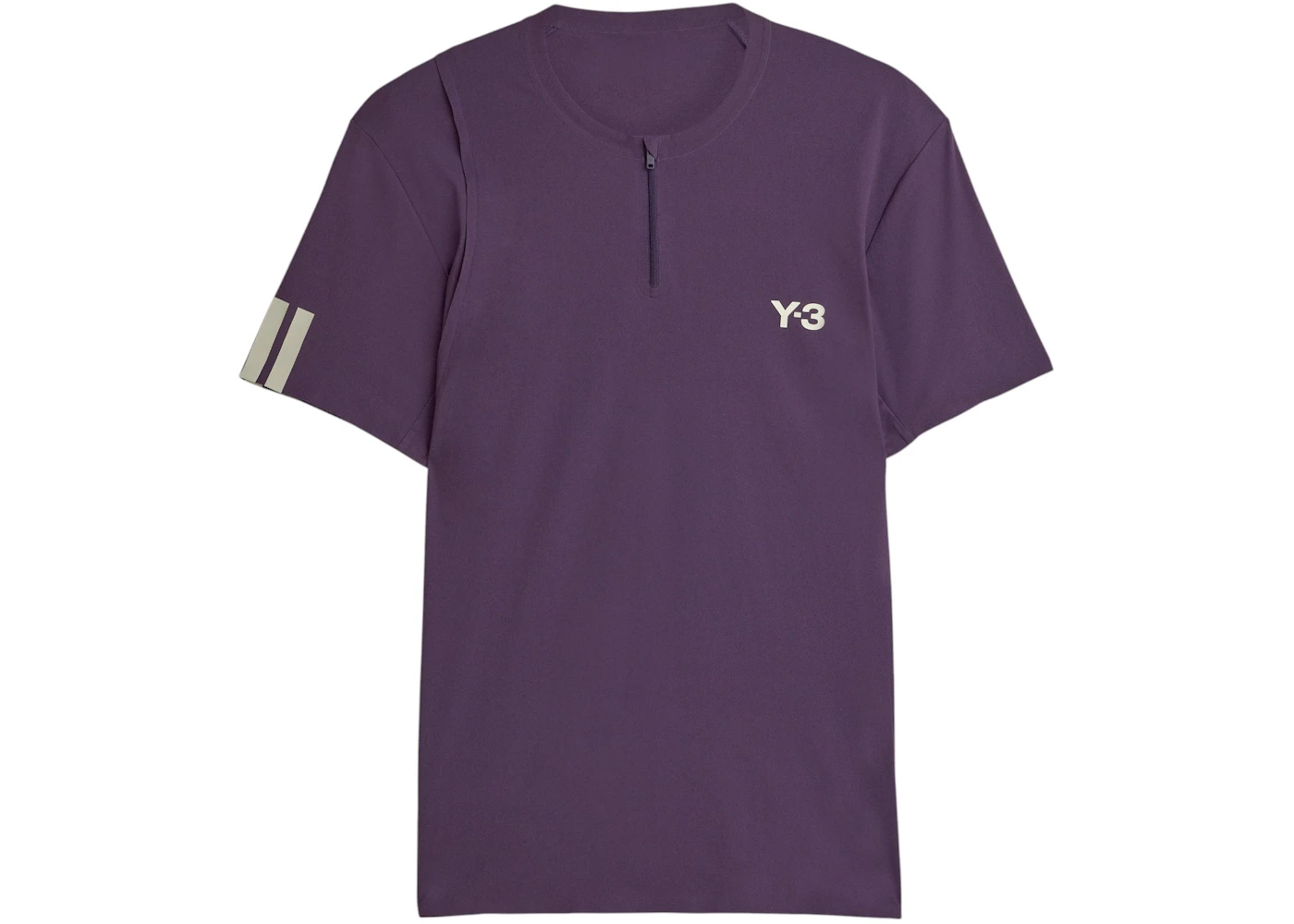 adidas Y-3 Pro Freelift Zip Tee Aurora Plum