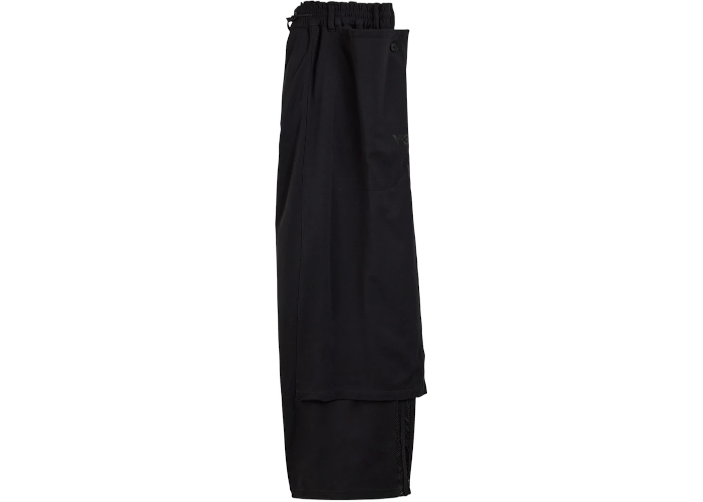 adidas Y-3 Mesh Stripes Track Pants Black