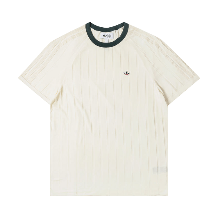 Adidas x CLOT Rib Tee 'White/Green Night'
