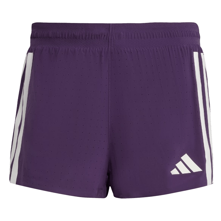 Adidas Adizero Split Shorts 'Aurora Plum / Lucid Lemon'