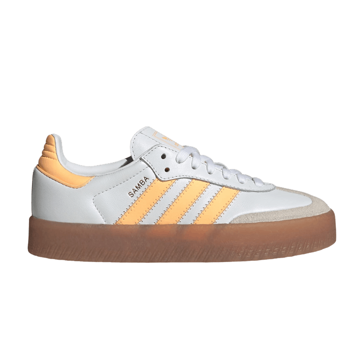 adidas Sambae J 'Cloud White Acid Orange Gold Metallic'
