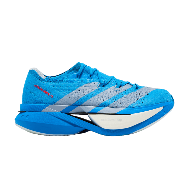 adidas Adizero Prime X3 Strung 'Solar Blue Silver Metallic Lucid Red'