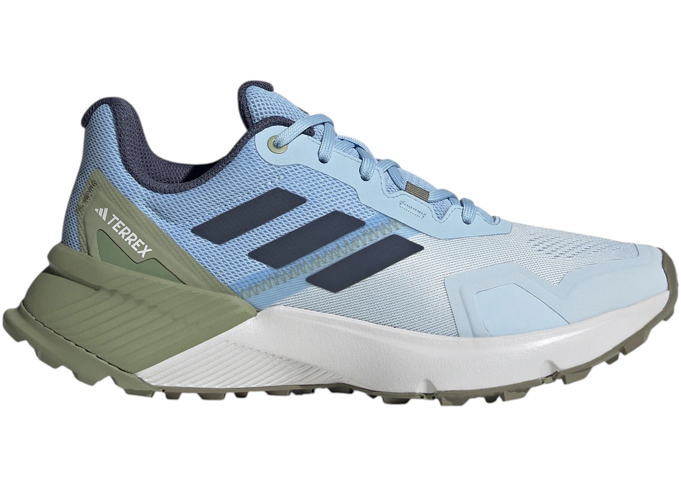 adidas Terrex Soulstride Trail Crystal Sky Navy Tent Green (Women's)