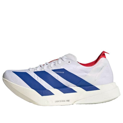 (WMNS) adidas Adizero Adios Pro 4 'Cloud White Blue Pure Ruby'