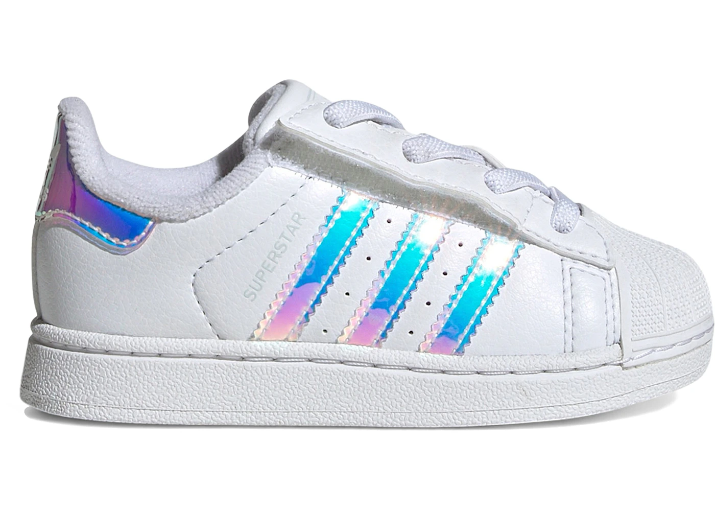 adidas Superstar II Comfort Closure White Iridescent Stripes (TD)