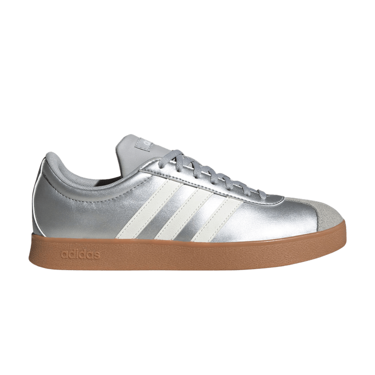 adidas Wmns VL Court Base 'Silver Metallic Core White Grey'