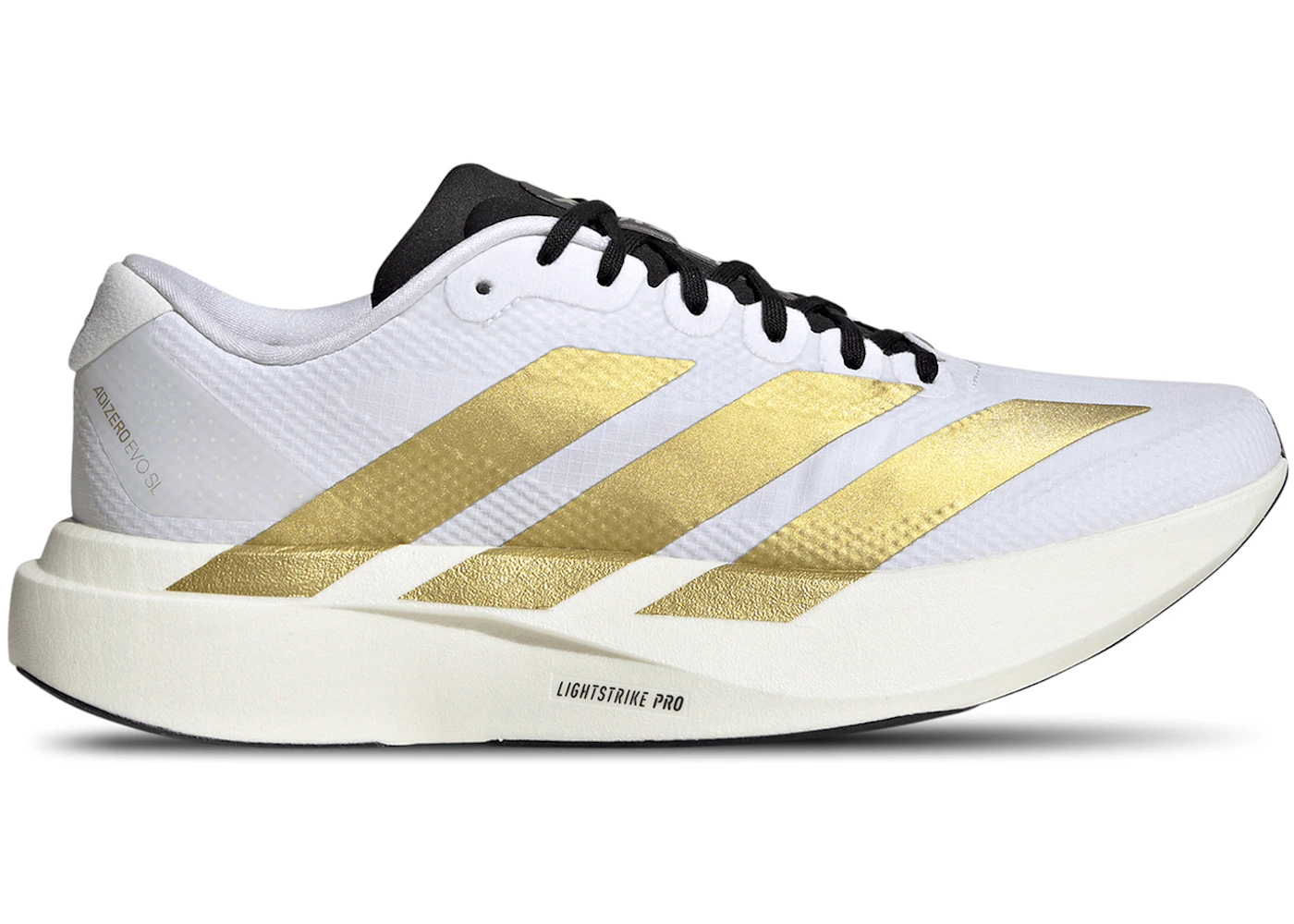 adidas Adizero Evo SL White Matte Gold (Women's)