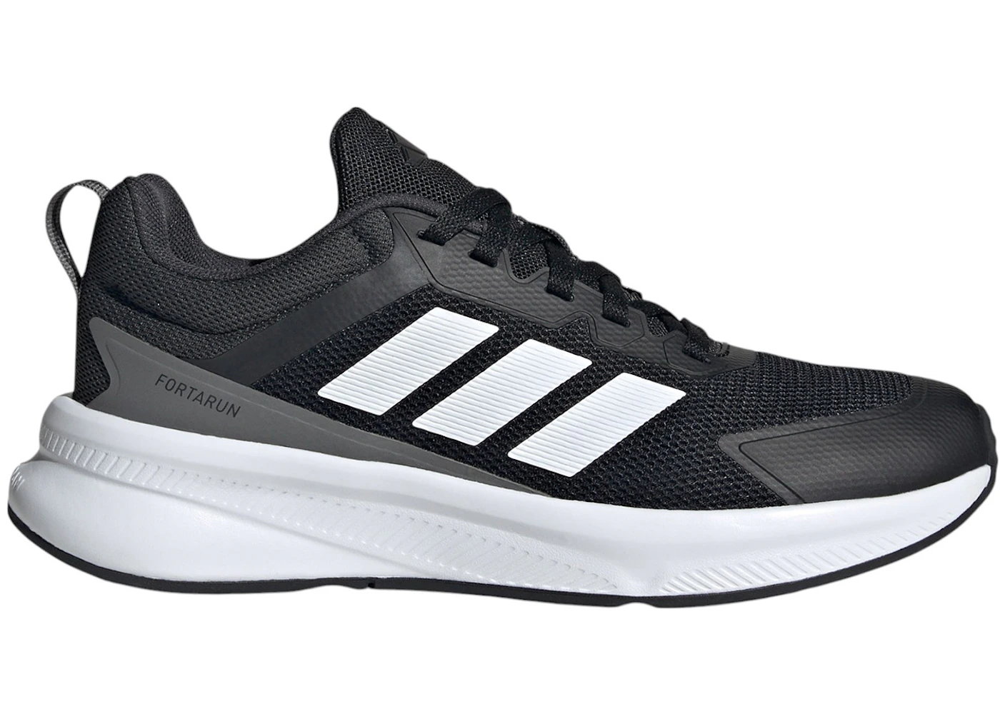 adidas Fortarun 4.0 Core Black Cloud White Carbon (GS)