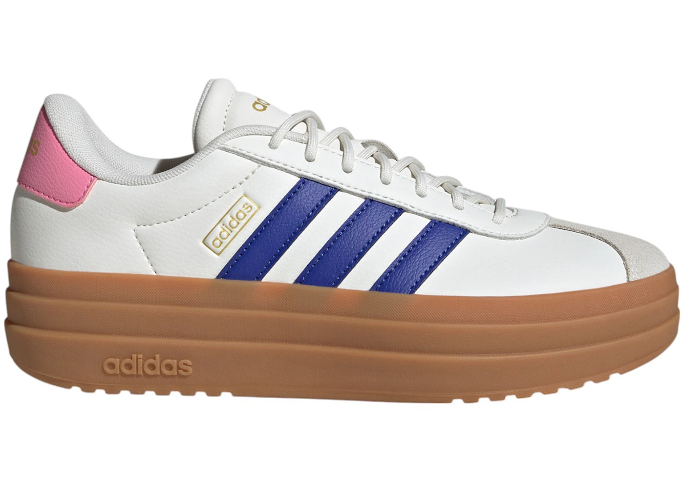 adidas VL Court Bold Core White Semi Lucid Blue Bliss Pink (Women's)