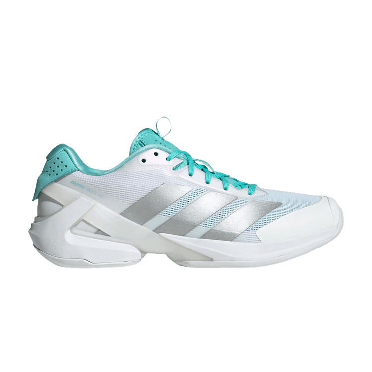 adidas Wmns Adizero Ubersonic 5 'White Silver Metallic Mint Ton'